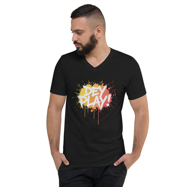 Dey Play! Unisex V-Neck T-Shirt
